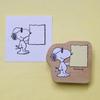 Snoopy Children S Cage Stamp Joe Cool With Snoopy Paper Wood Piece 2283 010