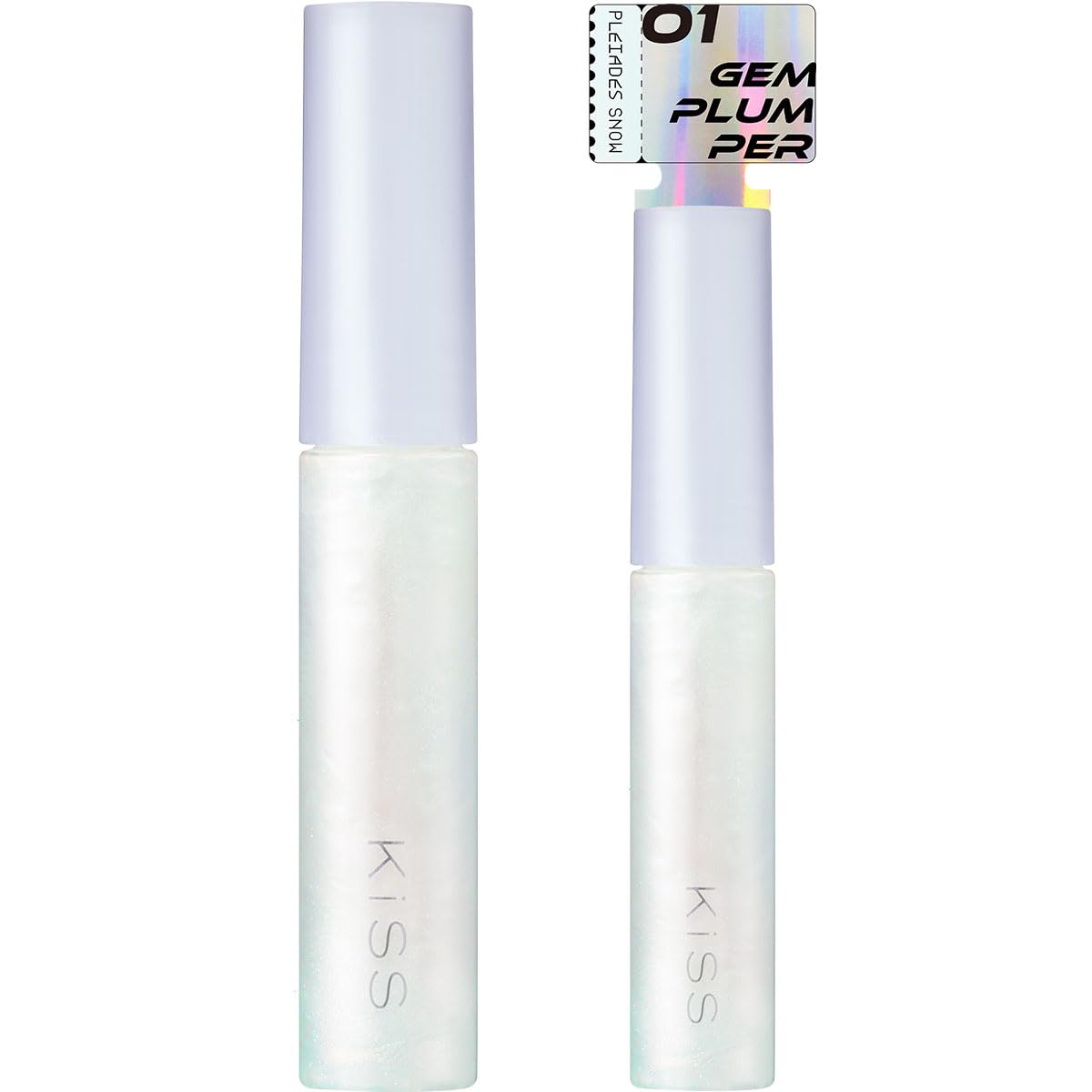 

KiSS Gem Plumper 01 (Pleiades Snow) 7.5g Glossy Lip Gloss Plumper