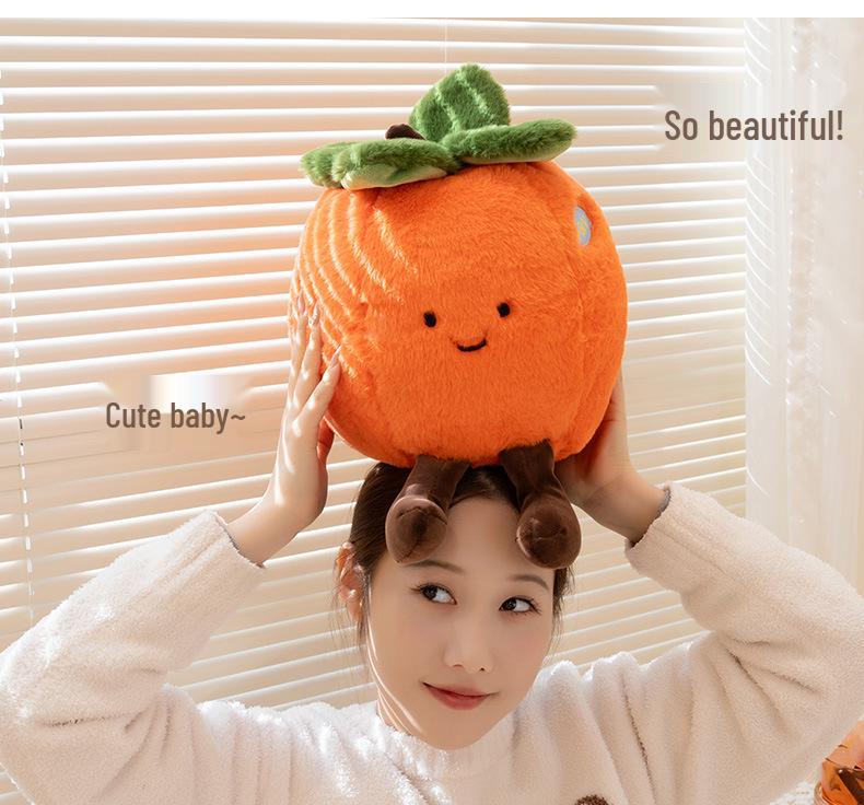 Fruit Series Plush Dolls: Interactive Educational Toys & Cartoon Throw Pillows for Children
