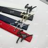 Koreanische Version Herren Gürtel 4.0 Farbe Glattgewebe Glatte Schnalle Business Freizeit Vielseitig