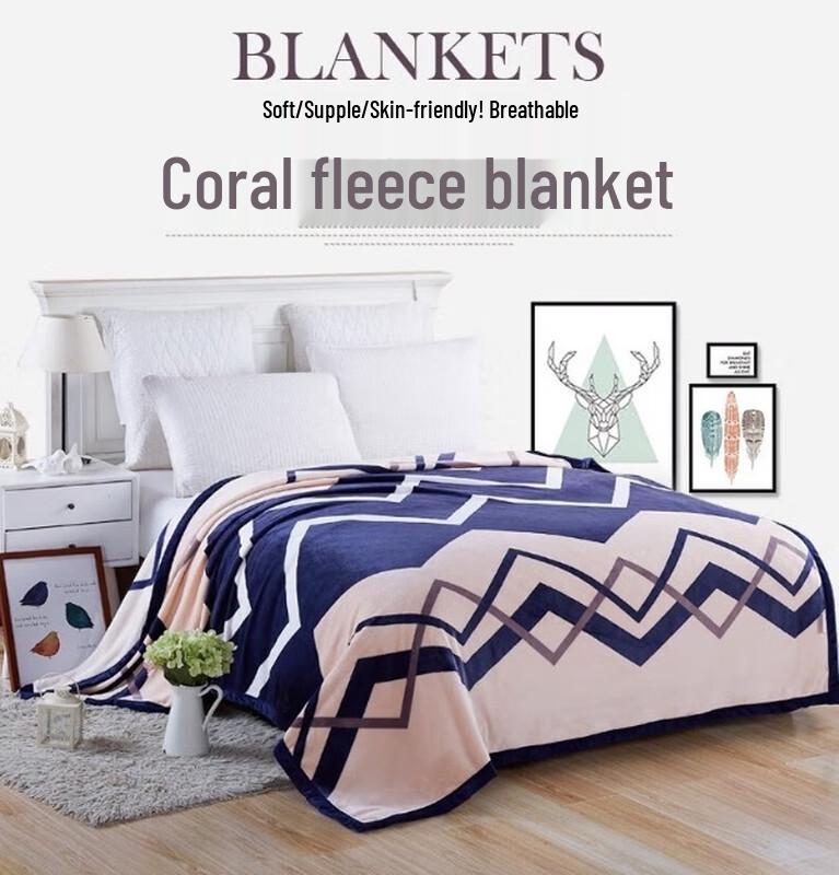 

Hengyuanxiang Thickened Coral Fleece Blanket