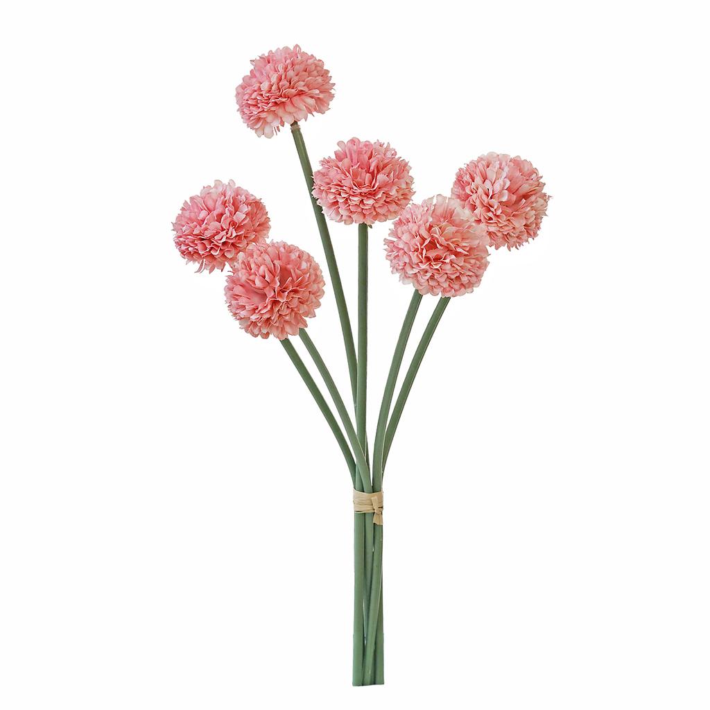Artificial Flowers Silks Mini Ball Chrysanthemum Home Room Table Wedding Bridal Bouquets Decora Festival Outdoor Yard DIY Gifts