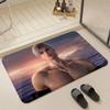 Character S Sylus Floor Mat Eco  Flannel Doormat Non Slip Odorless Indoor Floor Rug Soft Short Plush Home Mat