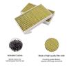 2Pcs Carbon Auto Air Conditioner Filter Breathable Vehicle Air-Filters Cartridge  Vehicle Parts