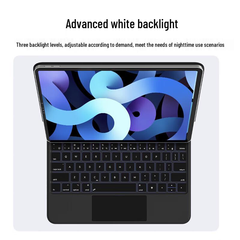 AUSDOM Magkey 12.9 Magnetische Tastaturhülle für iPad Pro/Air 13 Zoll