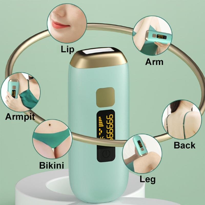 9999999 Flash IPL Laser Depilator Professional Permanent LCD Laser Hair Removal Women Painless Hair Remover Machine 12V