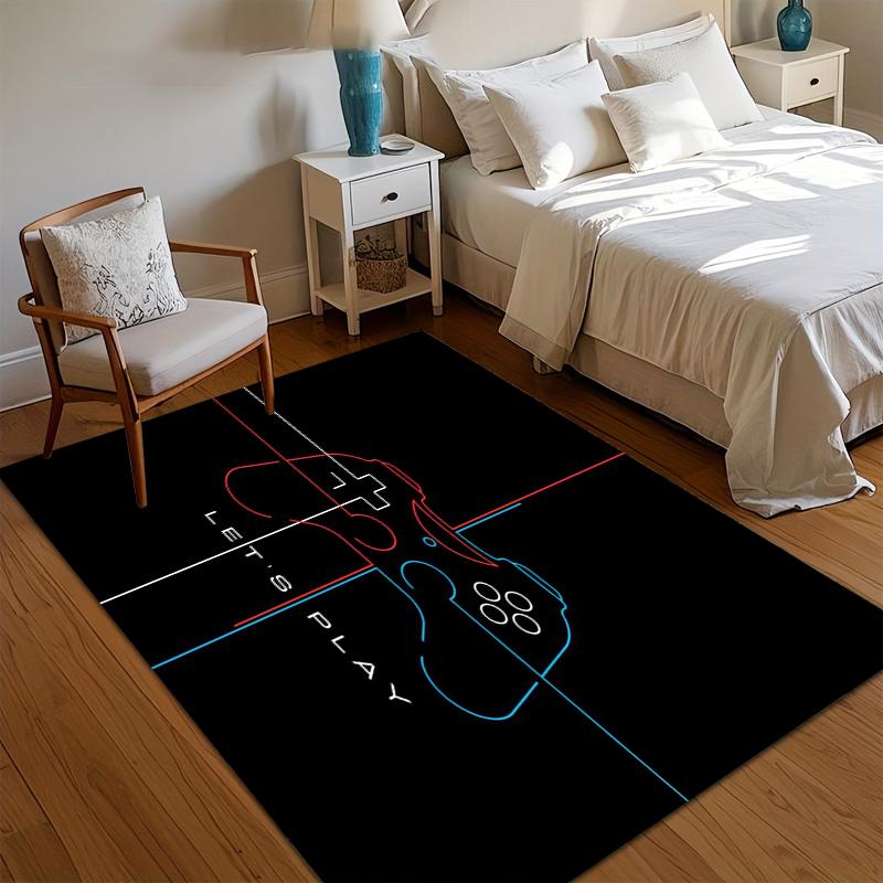 

Нескользящий Износостойкий Ковер Мягкий Моющийся Коврик для Прихожей Гостиной Спальни Игровой Комнаты Декор с Игровым Контроллером 40x60cm