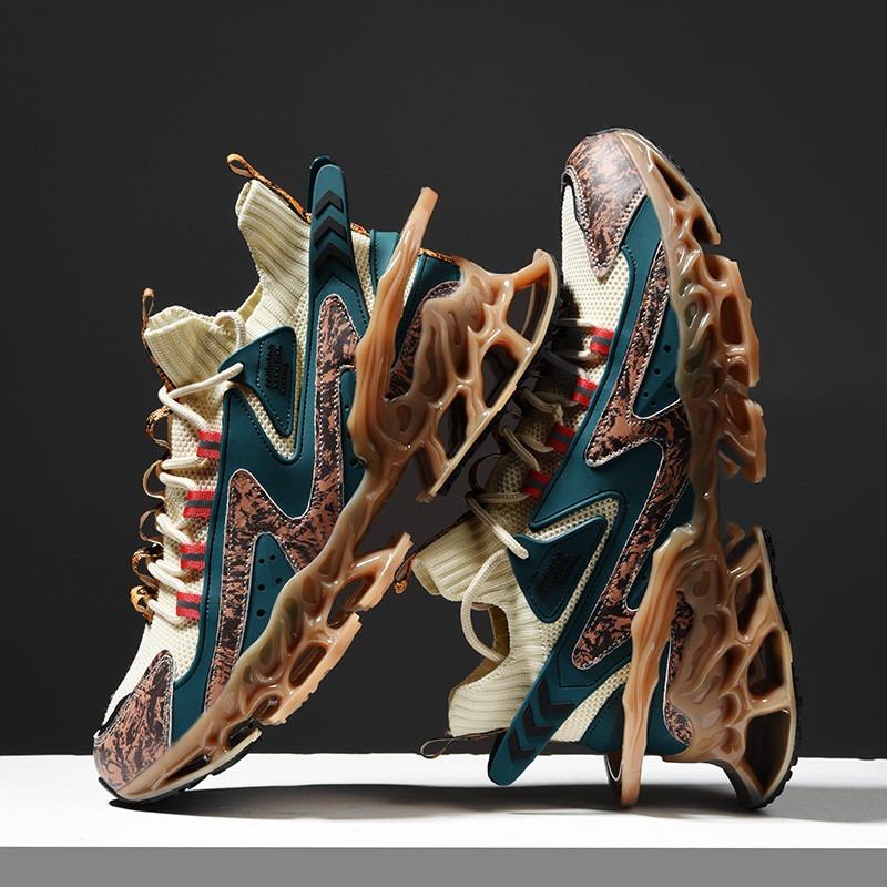 Herrenschuhe Herbst Sport Vielseitig Stoßdämpfer Laufschuhe Sommer Atmungsaktiv Herren Große Größe Klinge