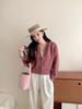 New Korean Lazy Style Loose Zipper Lapel Sweater Jacket, Versatile Knitted Cardigan for Women