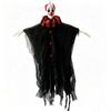 Halloween Clown Ghost Hanging Decoration with Green Hair - Perfect for Escape Rooms and Haunted Houses, Available in Multiple Colors