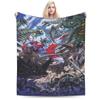 ULTRAMAN Plush Blanket Children  Flannel Throw Blanket For Couch Chair Soft Design Quality Bedspread Gift
