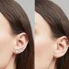 Stainless Steel Hip Hop Men's Fashion Stud Earrings Set - Unique Cross-border Style