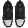 Air Jordan 1 Low ALT PS Black Toe Medium Olive Kids Sneakers Sail White DR9748-092