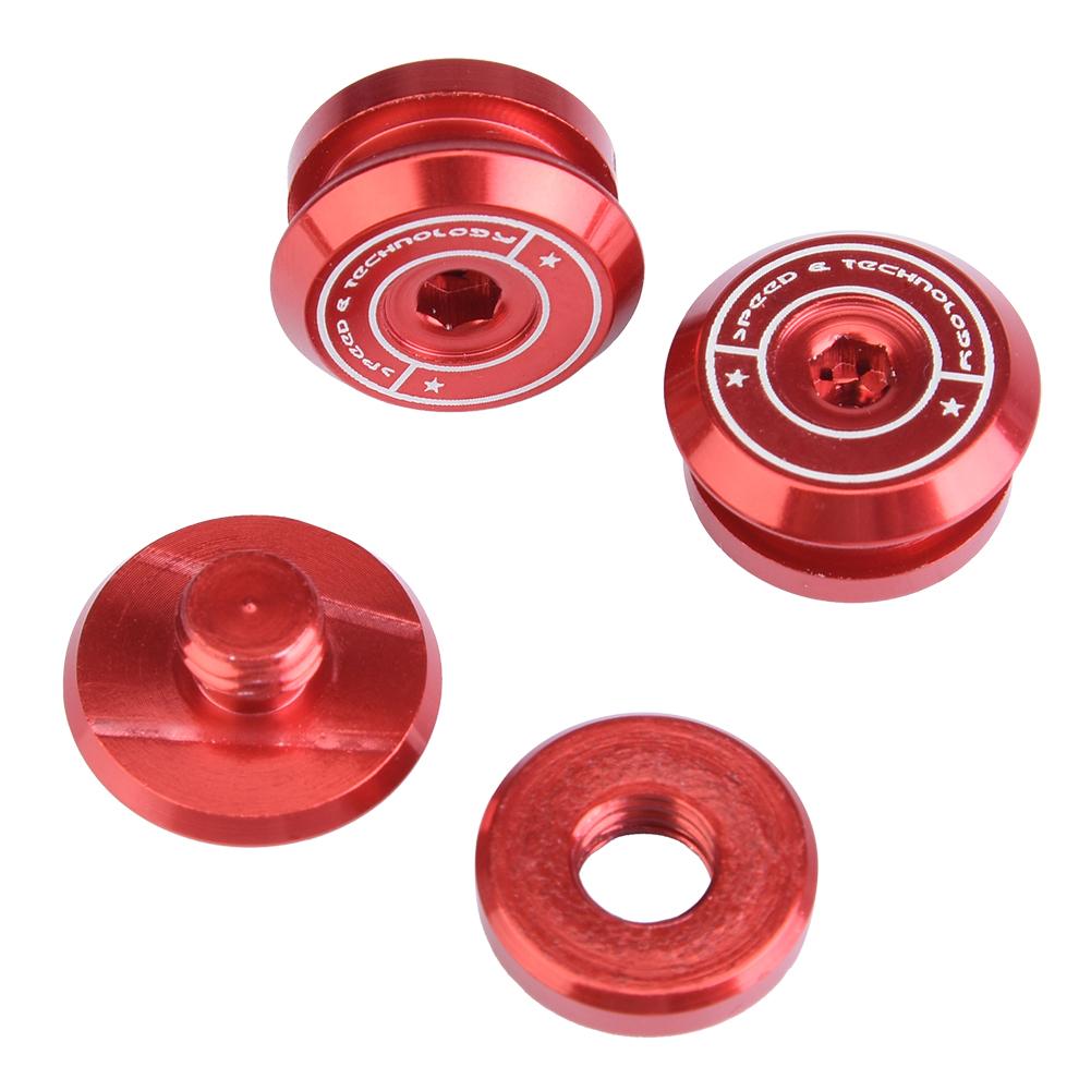 3 Pcs Motorcycle Cleaner Decorative Cover for Xmax300 2017-2018(Red)