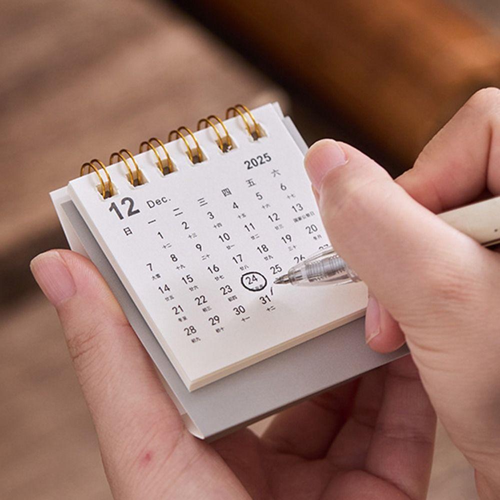 2026 To Do List Desk Calendar Thick Paper Simple Mini Calendar Home Decoration Creative Schedule Planner Office School Home