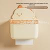 Cartoon Dinosaur Wall-Mounted No-Drilling Toilet Paper Holder for Bathroom, Kitchen and Living Room