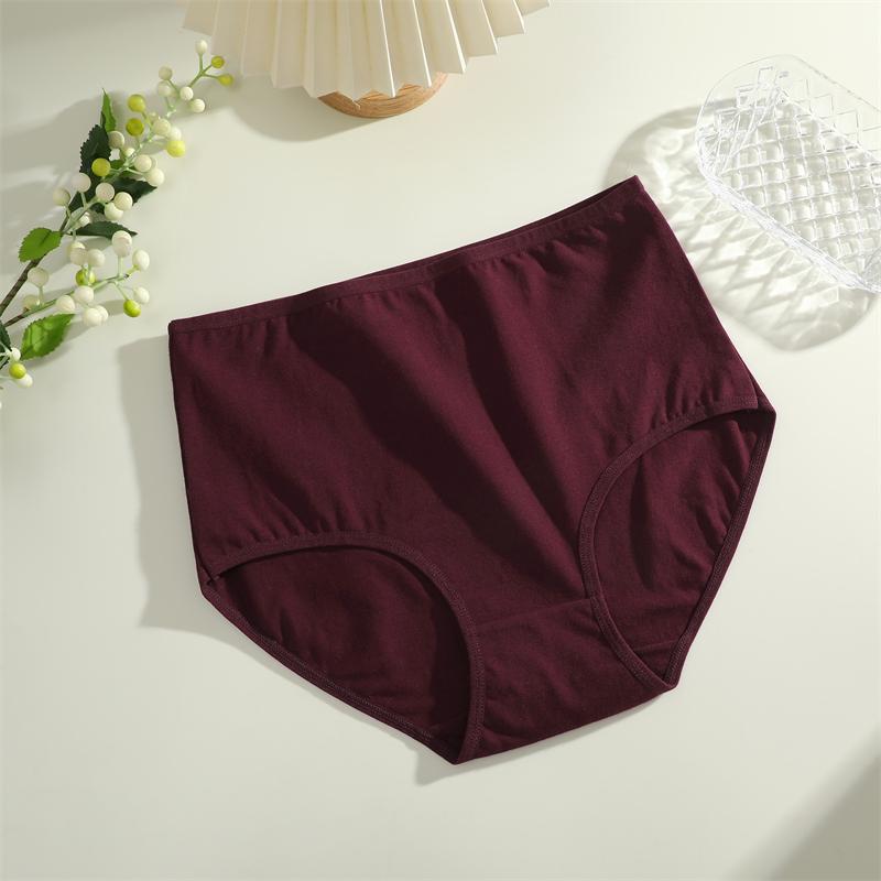 

Женские трусики FINETOO из хлопка, бесшовное нижнее белье больших размеров, с высокой талией, дышащее эластичное нижнее белье, спортивные шорты XL&1pc