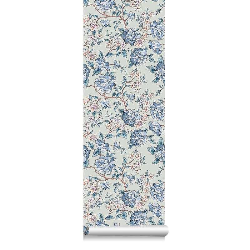 Frische Blume Selbstklebende Tapete Wohnzimmer Schlafzimmer Küche Wandrenovierung Heimdekor Aufkleber Möbel Makeover Aufkleber