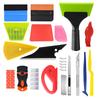 40Pcs Car Window Tint Kit Vinyl Wrap Squeegee Window Film Tinting Installation Tool Razor Scraper Micro Squeegee Vinyl Cutter