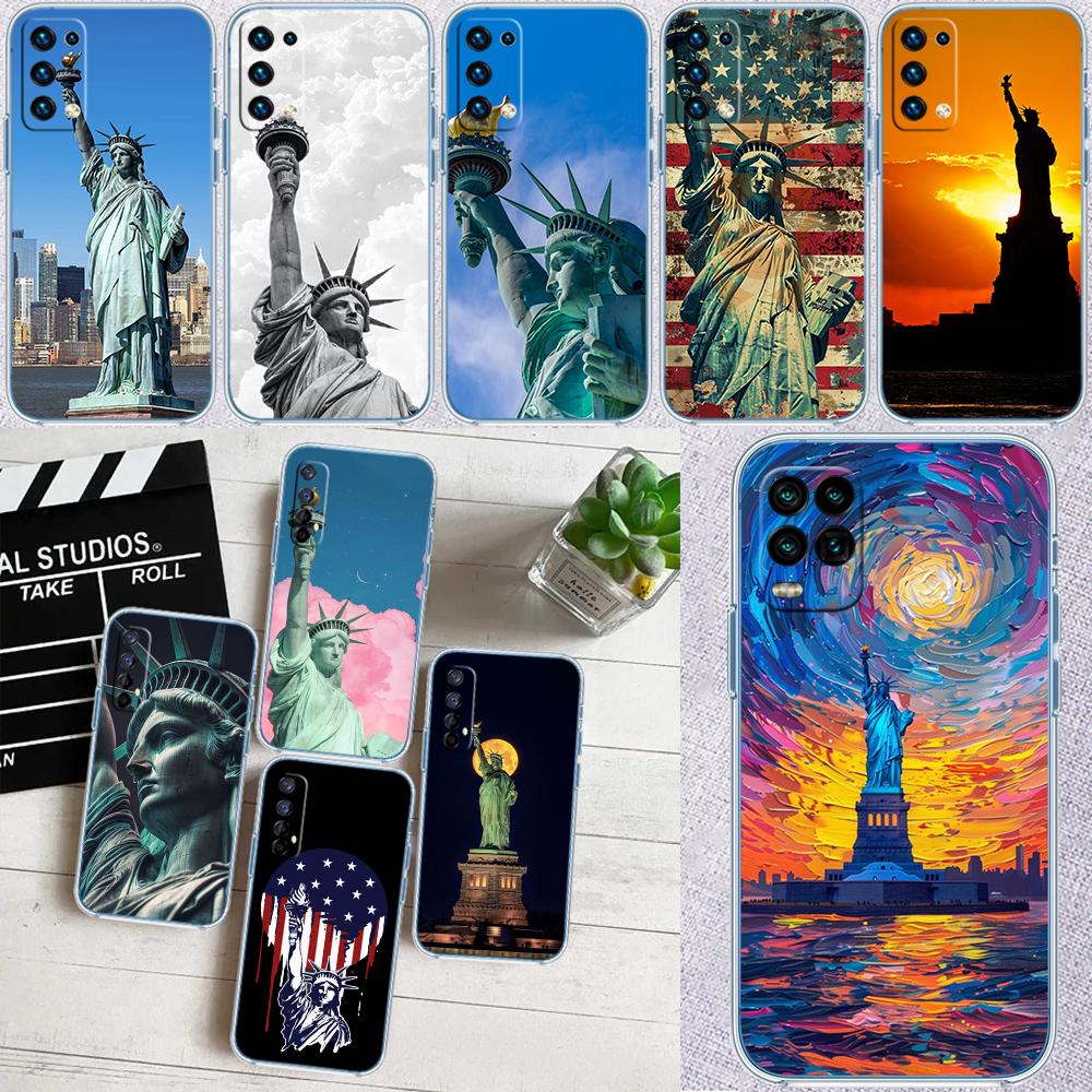 IK66 Statue of Liberty Phone Case for Motorola Moto G10 G20 G30 G31 G32 G34 G35 G41 G42 G50 G51 G52 G55 G60 G60S G62 G71 G72 G75