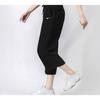 Nike Wide-Leg Cropped Casual Pants Women Bottoms Black CJ2666-010