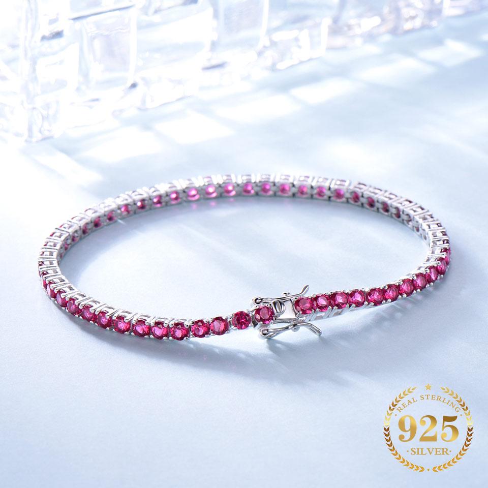 Umcho Armband aus Rubin in kräftiger Farbe