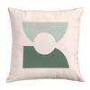 Simple Nordic Ins Style Home Pillow, Morandi Green Living Room Pillow, Soft Literary Abstract and Fresh Sofa Decoration