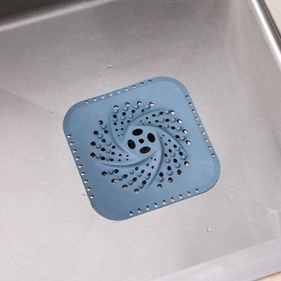 Quadratischer Spülbeckensieb Bodenablauf Verstopfungssicher Abwasserkanalablauf Abflussfilter Haare Aufräumen Abfallauffangbehälter