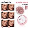 Lakerain Roller Blush Natürliches Make-up Kugelförmiges Design Langanhaltend Hält Puderige Textur Perlmutt-Effekt Rouge