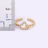 Nidin Fashion Open Adjustable Ring For Women Female Cute Finger Rings Romantic Birthday Gift Girlfriend Shiny Zircon Jewelry