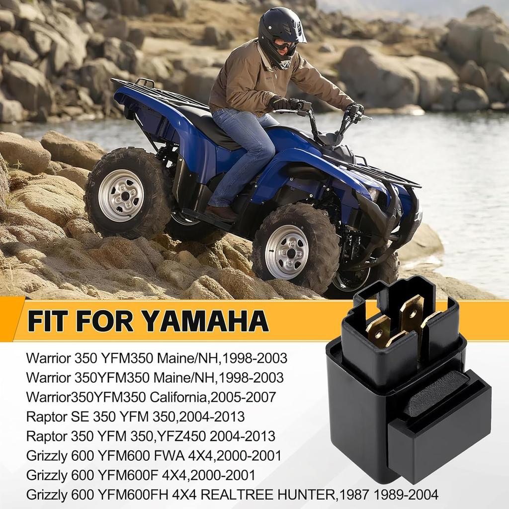 Starter Solenoid Relay Assy for Polaris Predator 50 90 Suzuki QuadSport LT 80 Z50 Yamaha Warrior 350 Big Bear 400 Grizzly 660 600 Moto 4 Raptor