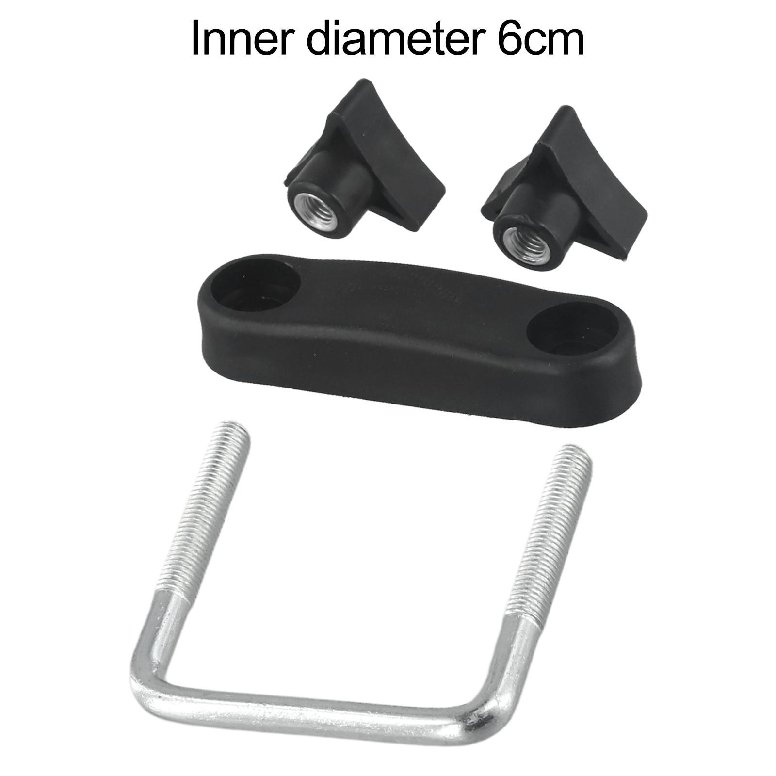 Adjustable U Bolt Roof Rack Clamps for Flexibility in Luggage Frame Retention Inner diameter 6cm
