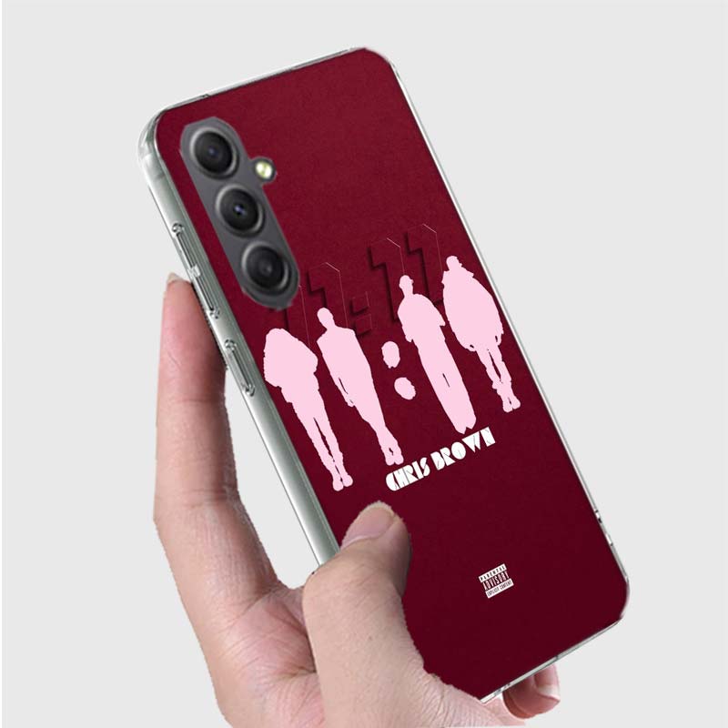 Chris Brown American Rapper Phone Case for Samsung A16 A26 A36 A56 A17 A37 A57 A07 A06 A02S A03 A04S A05S Galaxy Note 20 10 A50S