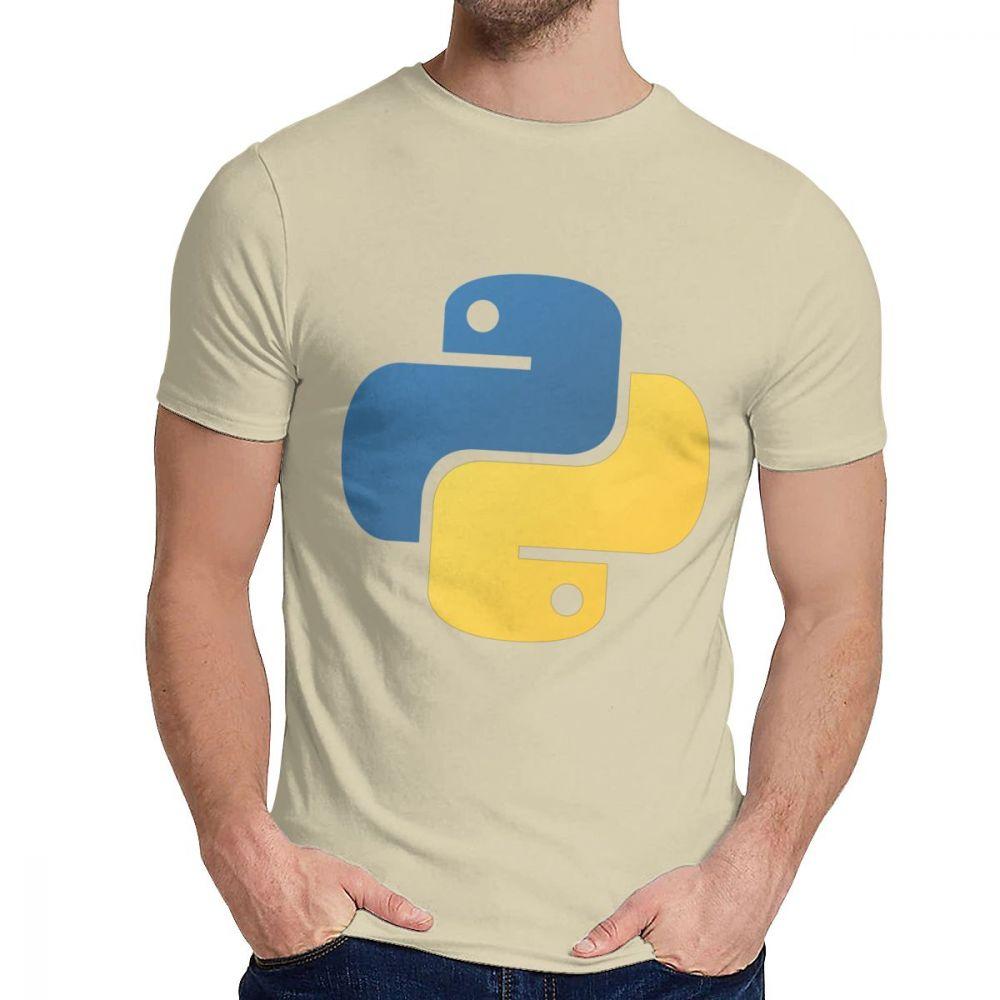 Graphic Python Programming Tee Shirt Men Custom Great T Shirt Crewneck