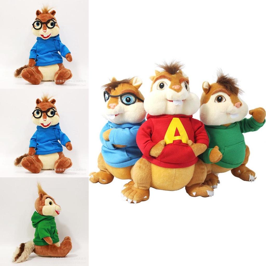 Knuffelige Alvin And The Chipmunks Pluche Zacht Knuffeldier Poppen Speelgoed Cadeau