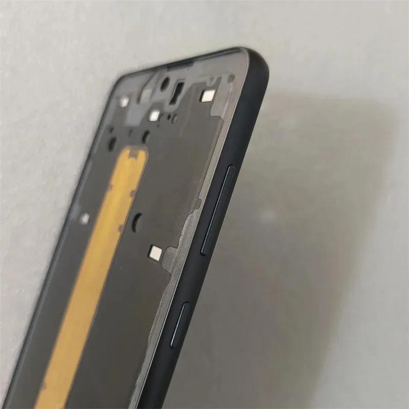 Housing Cover For Samsung Galaxy S21 FE 5G G990 G990B G990U Front LCD Screen Frame Bezel Spare Parts