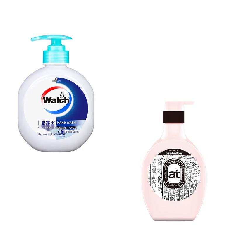 Walch Ebony Rose Shower Gel & Hand Sanitizer Set