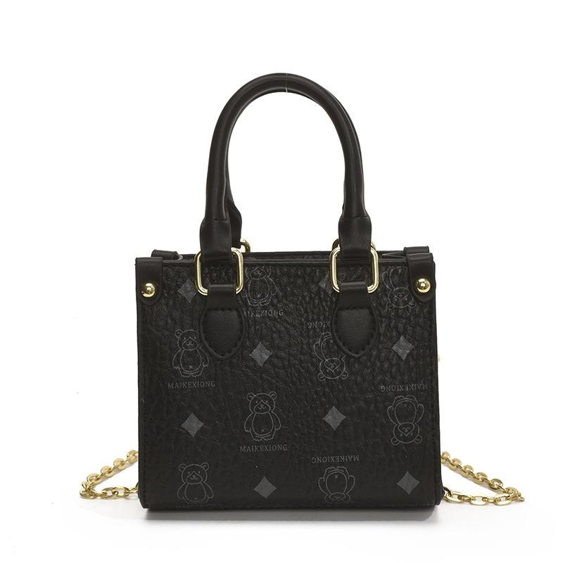 Premium Hand Bag Women's New Versatile Retro Printed Commuter Handbag Shoulder Messenger Bag