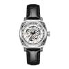 Fully Automatic Mechanical Tide Watch Fashion Trend Engraved Diamond-Encrusted Leather Strap Hand Luminous Waterproof Men'S And Women'S Watch