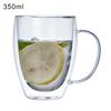 Safe Glass Mug Creative Clear Double Layers Heat Insulation Cup for Travel Storage