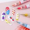 DIY 12 Colors Nail Art Graffiti Pen Set 0.7mm Quick Dry Painting Marker Pen Waterproof Nail Polish Pens