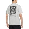 Nike SB Graffiti Print Round Neck Short Sleeve T-Shirt Men Tops Light-Grey DR7768-050