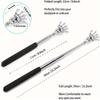 Portable Extendable Back Scratcher Stainless Steel Telescoping Back Scratcher For Both Human And Pets Extendable Back Massager