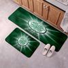 Celtic FC Flannel Kitchen Floor Mat Non-Slip Soft Absorbent Standing Mat with Waterproof Rubber Backing Floor Pad for Kitchen Sink Stove Area