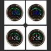 Compact Round Shaped Voltages & Capacity Meter User Friendly Circular Voltages & Battery Meter ABS for Office & Factory
