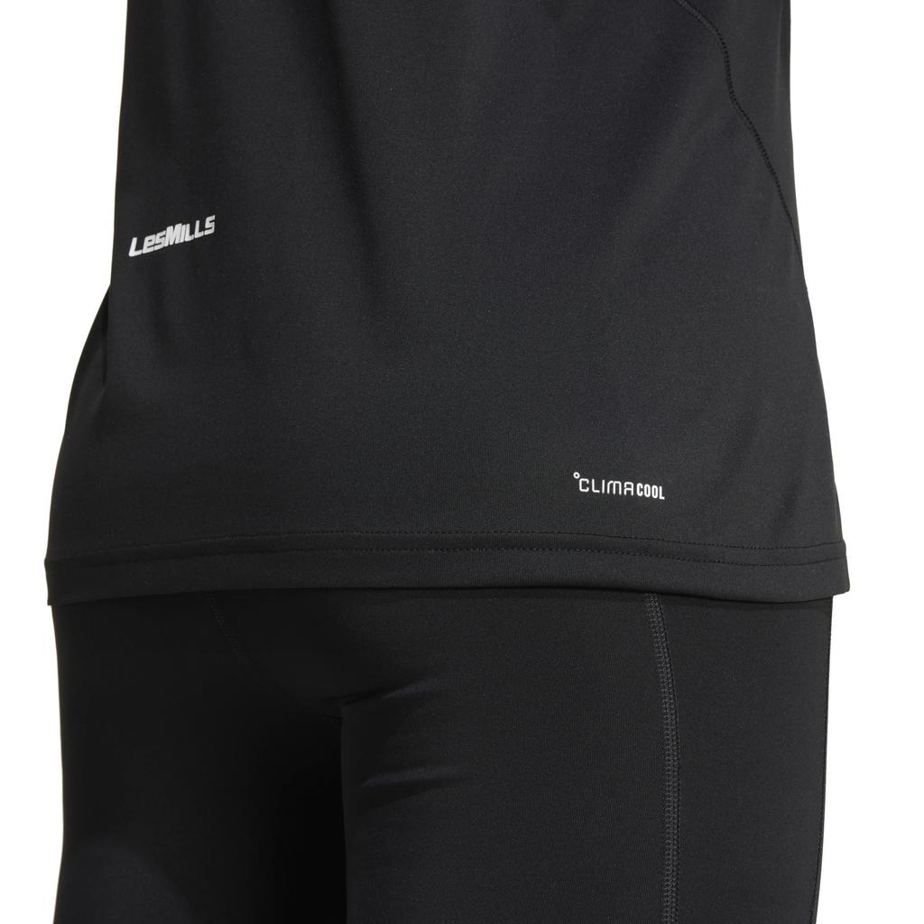 Adidas Les Mills Grafické tílko KCK31 Černé Dámské (JW1743)