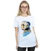 DC Comics Womens/Ladies Wonder Woman 84 Retro Gold Helmet Cotton Boyfriend T-Shirt