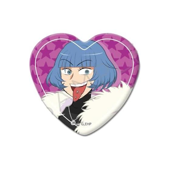 Anime  Everyday Host  G [Mio] Heart-Shaped Can Badge (Note. 52mm x 57mm, Tin)