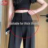LANGSHA Women's 2025 Lightweight High-Waisted Straight-Leg Suit Pants