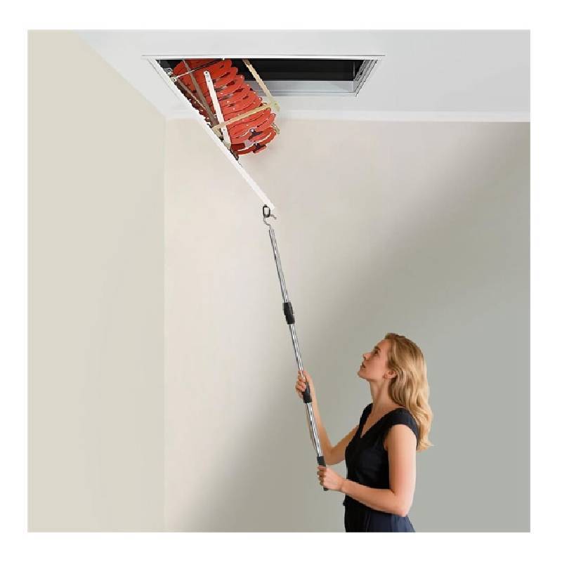 Loft Ladder Pull Down Kit With Aluminum Alloy Steel Components For Home Use
